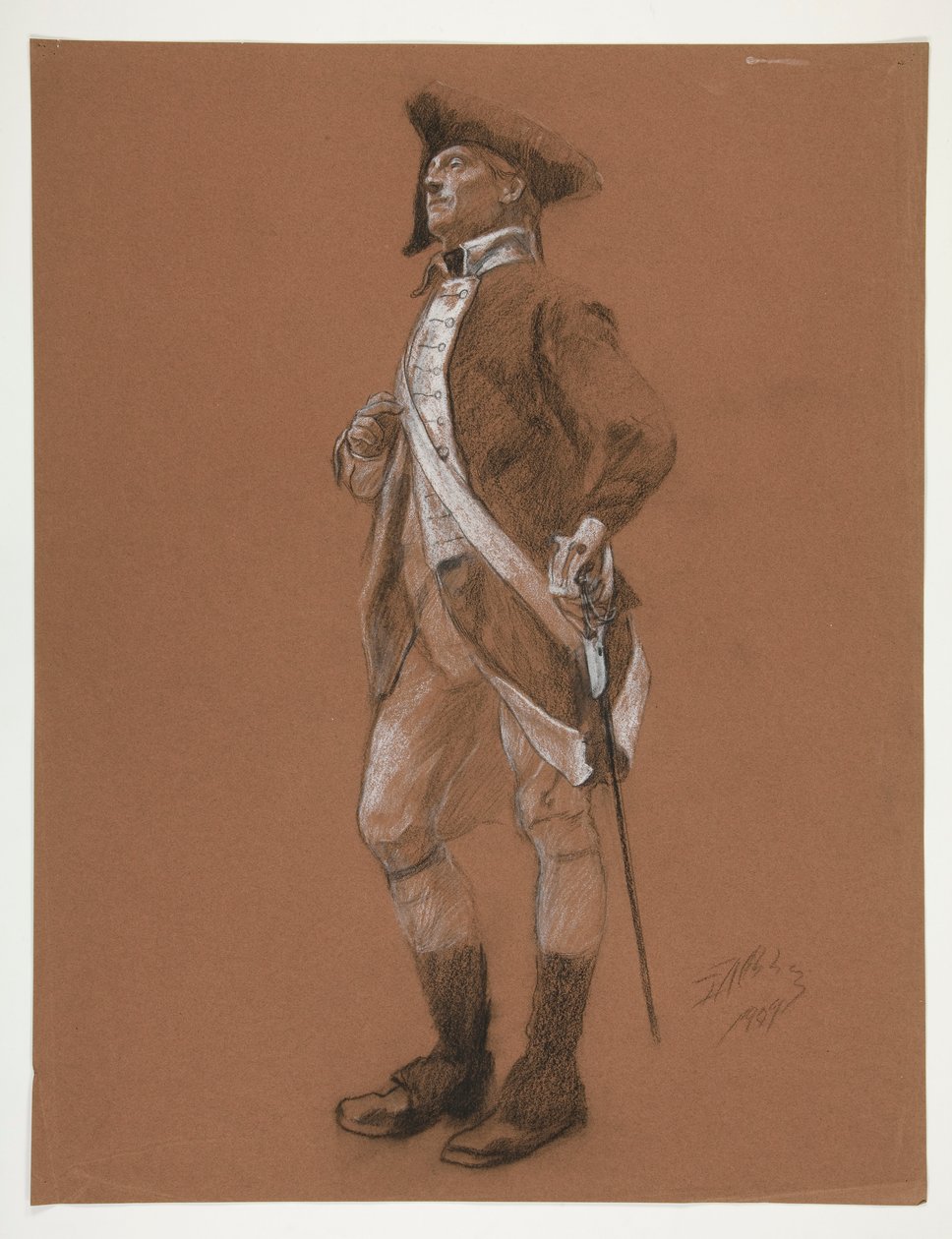 Study for the Figure of General Anthony Wayne by Edwin Austin Abbey
