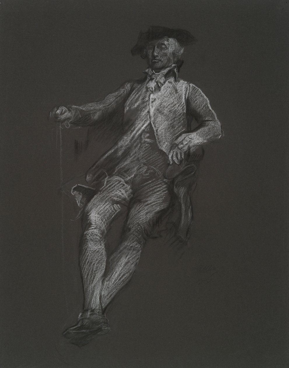 Study for the figure of John Dickinson by Edwin Austin Abbey