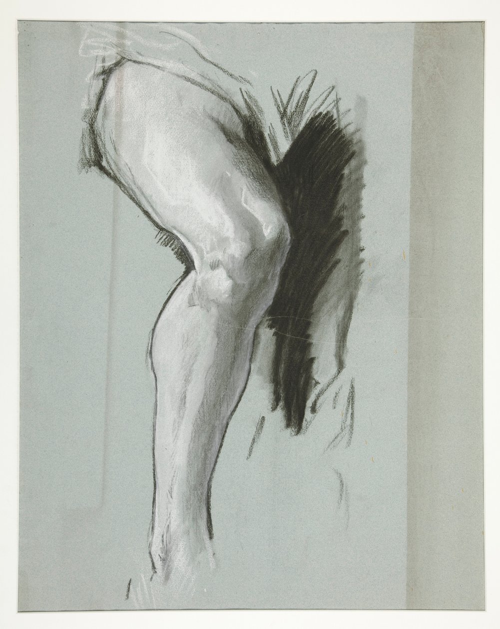 Study for the Leg of Vulcan, in The Spirit of Vulcan, Genius of the Workers in Iron and Steel, Capitol Rotunda, Harrisburg, Pennsylvania by Edwin Austin Abbey