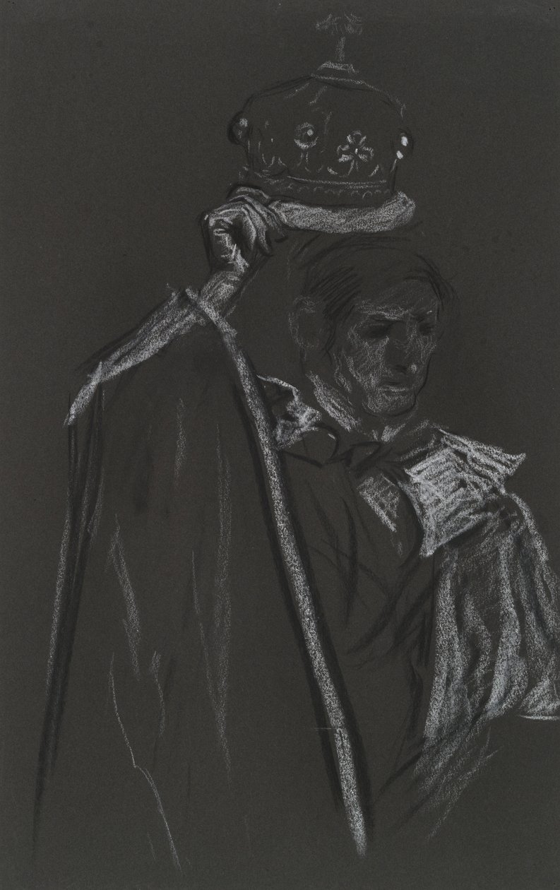 Study of Peer for Coronation of Edward VII by Edwin Austin Abbey