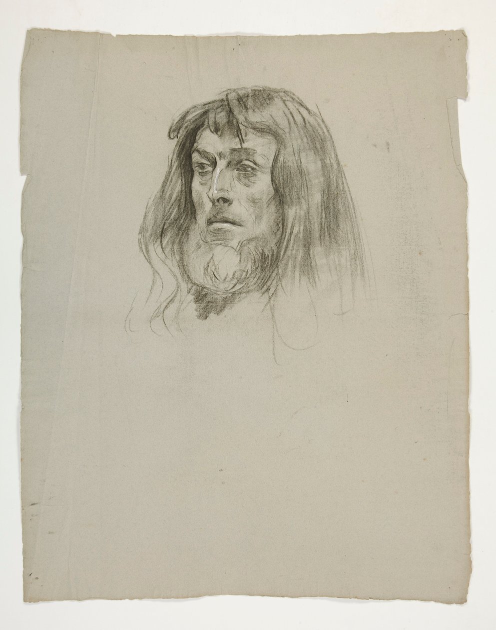Study of a Head for King Arthur by Edwin Austin Abbey