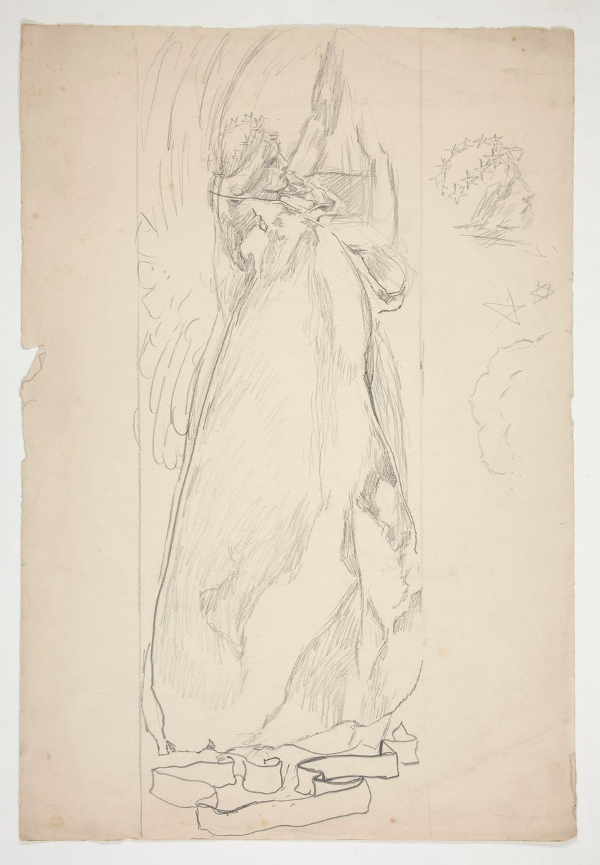 Study of an Angel by Edwin Austin Abbey