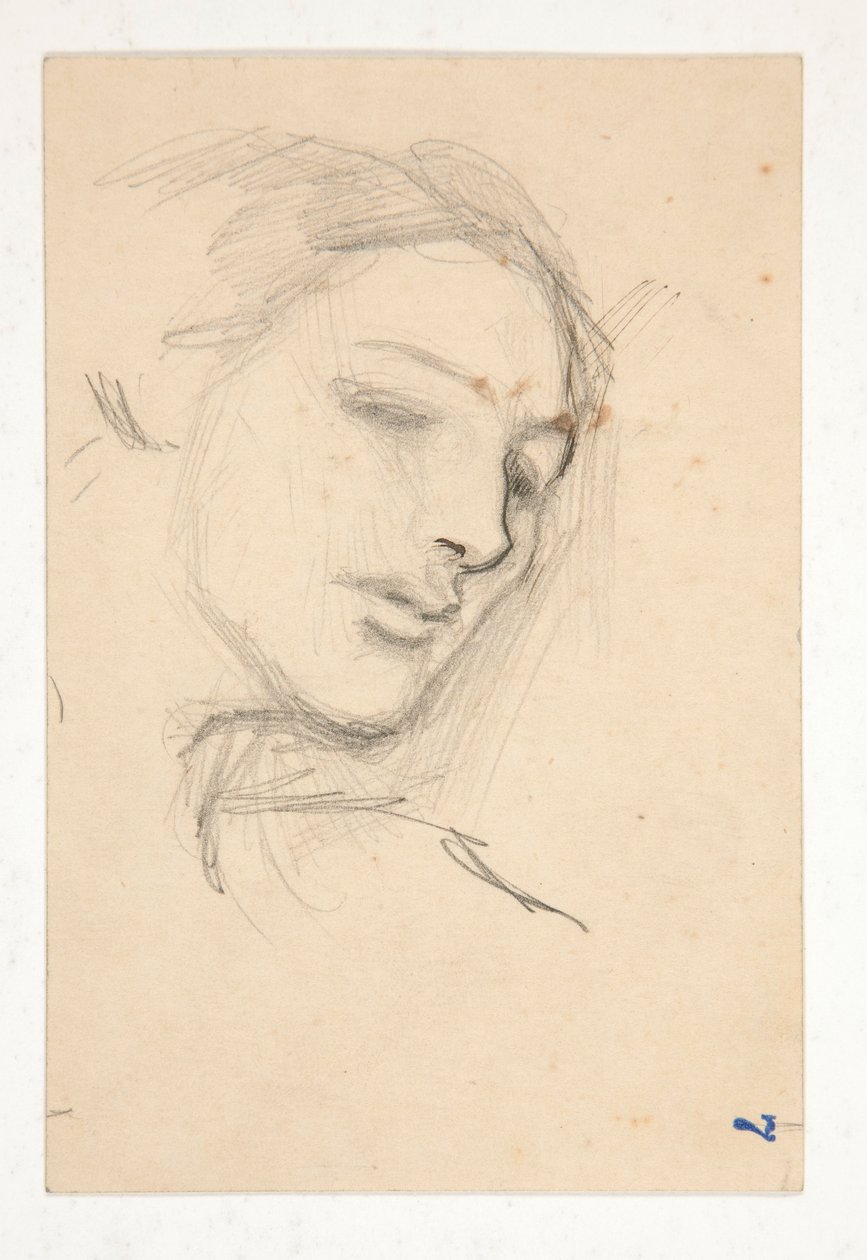 Study of Three Heads of a Woman by Edwin Austin Abbey