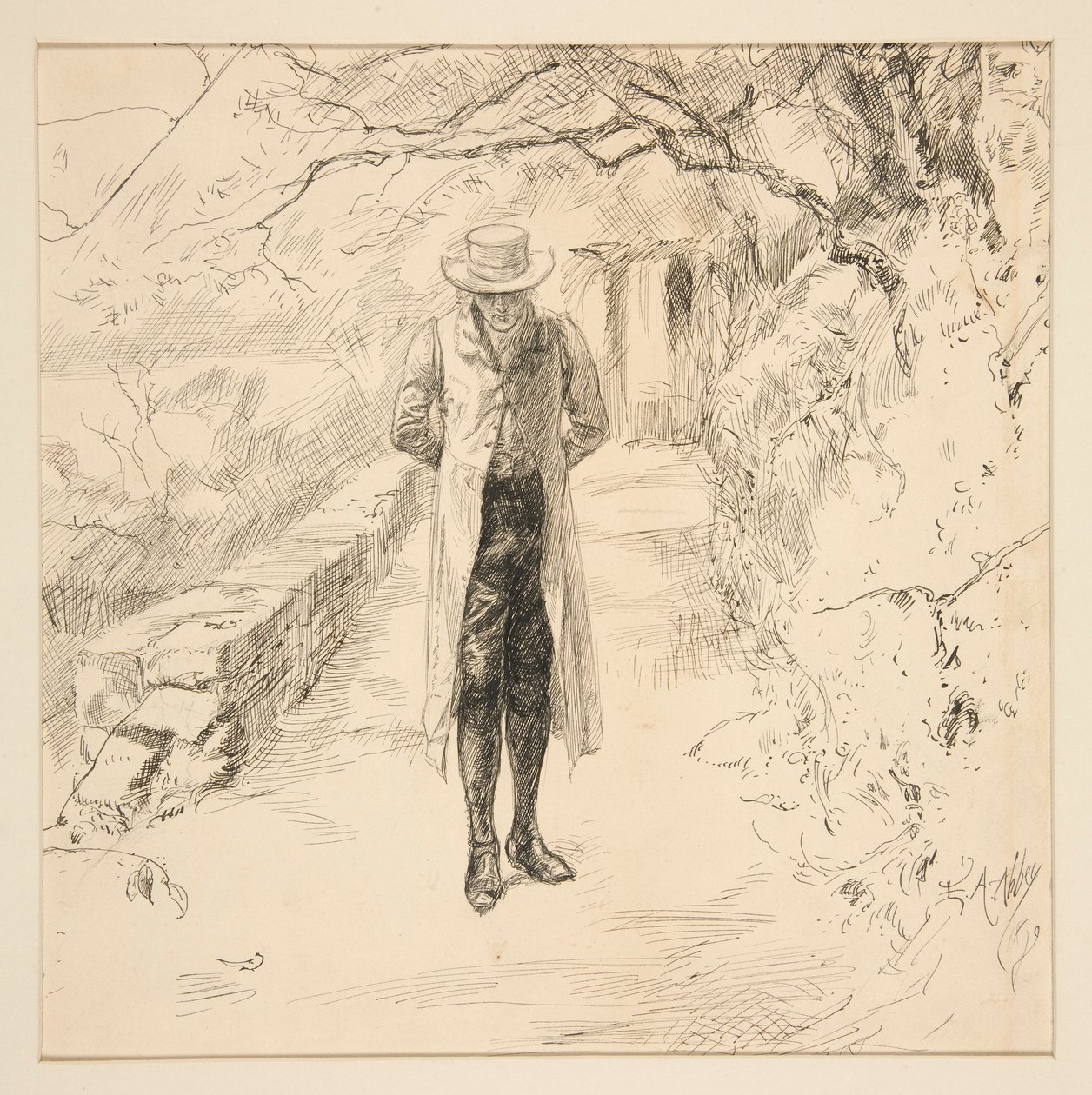Wordsworth Walks in Woods: The English Lakes and Men Series, from Harper by Edwin Austin Abbey