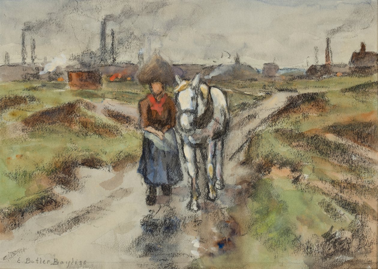 Leading the Barge Pony by Edwin Butler Bayliss