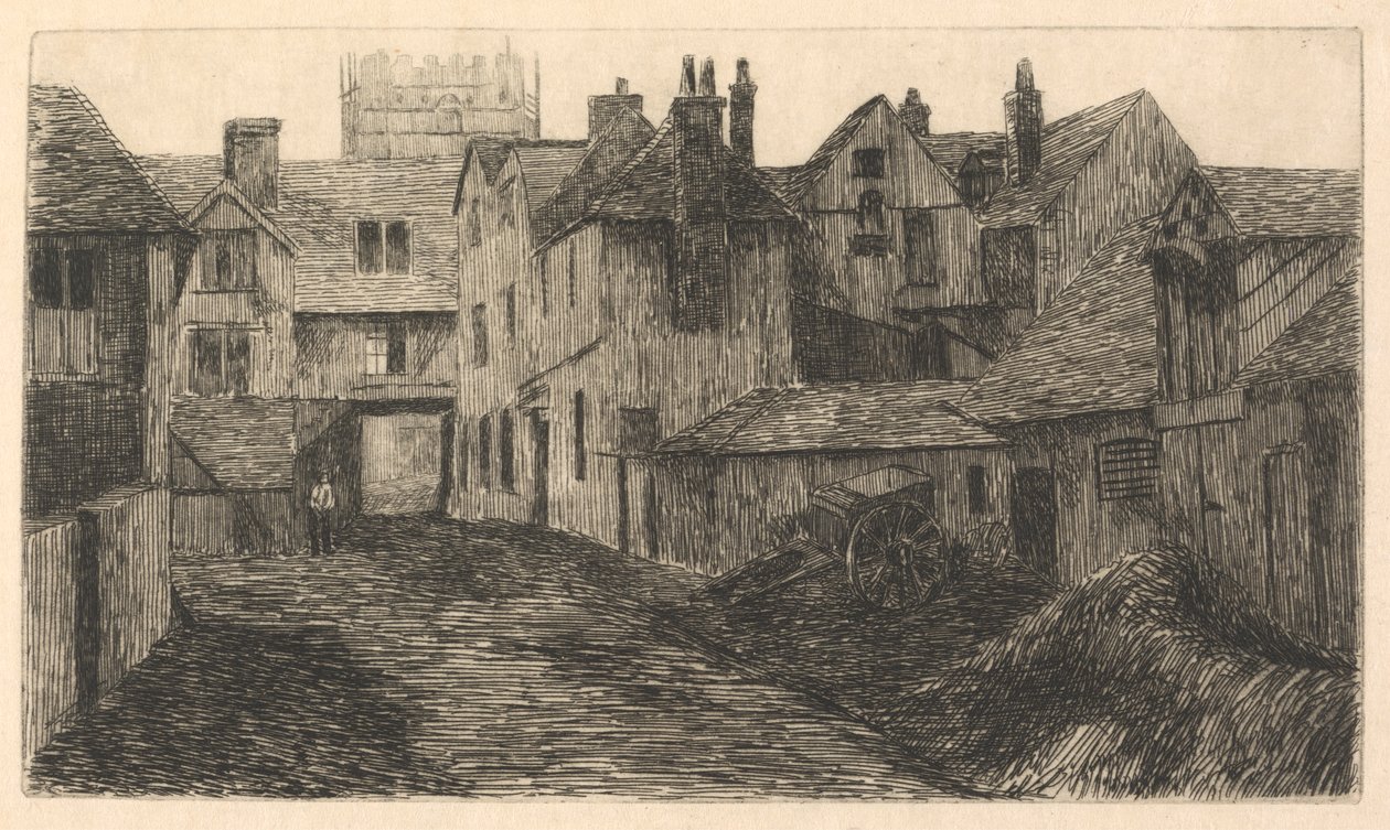 Bell Inn, Edmonton, Back View - Outer Suburb - North by Edwin Edwards