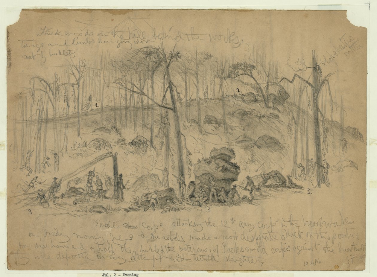 Attack of General Ewell