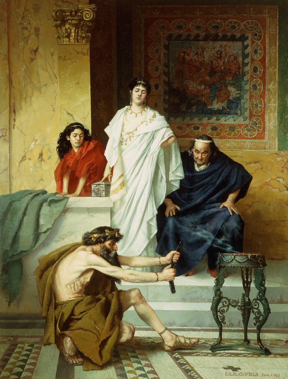 Preparing for a Sacrifice by Edwin Howland Blashfield