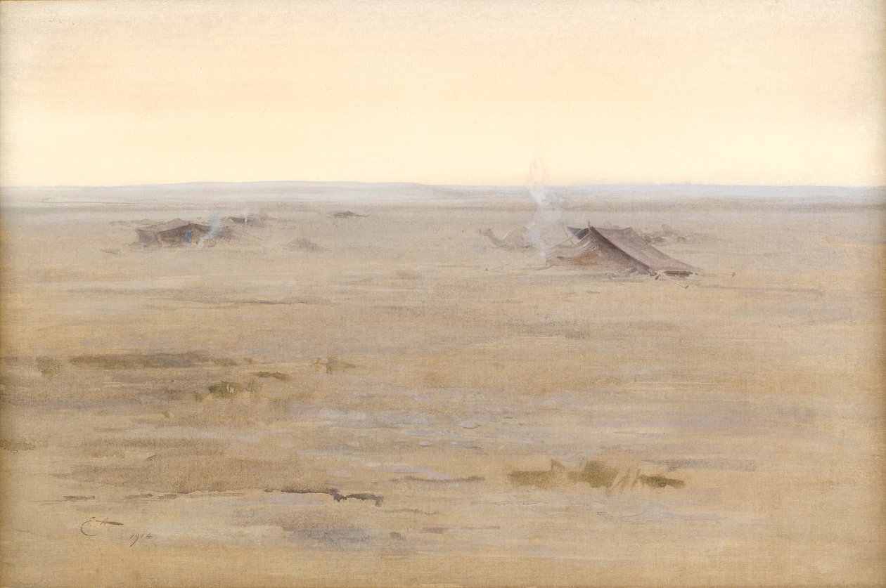 Camp in the Desert by Edwin John Alexander