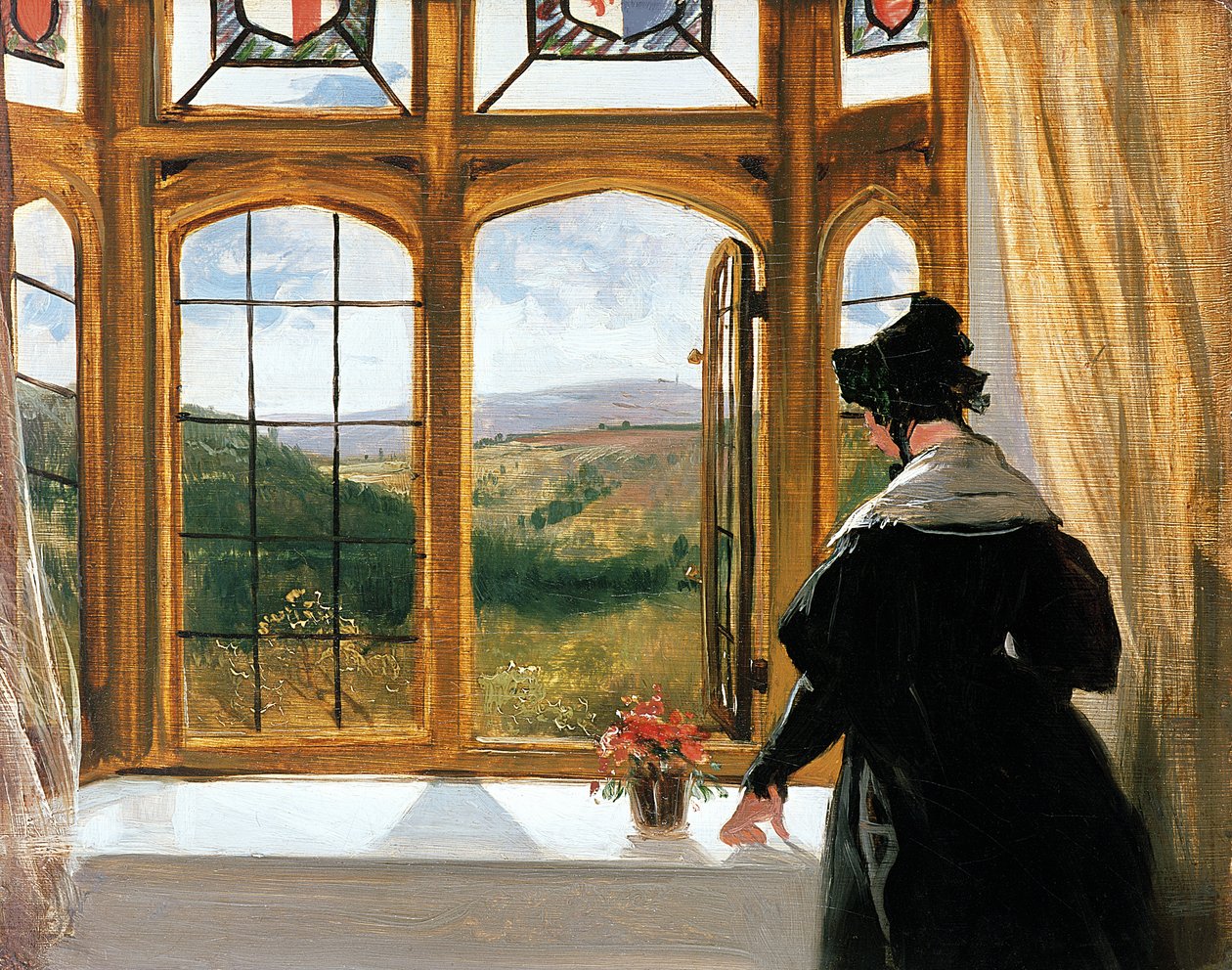 Duchess of Abercorn Looking Out of a Window by Edwin Landseer
