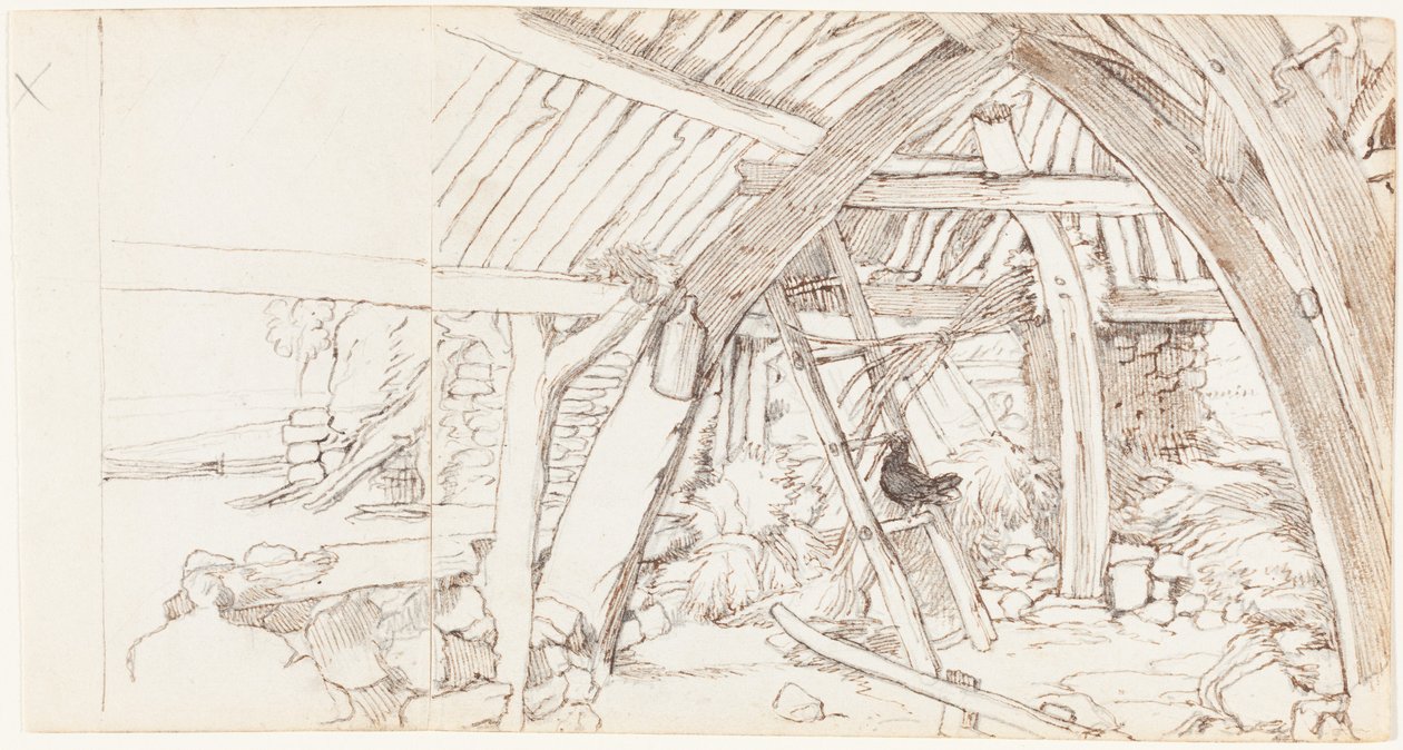 The Barn by Edwin Landseer