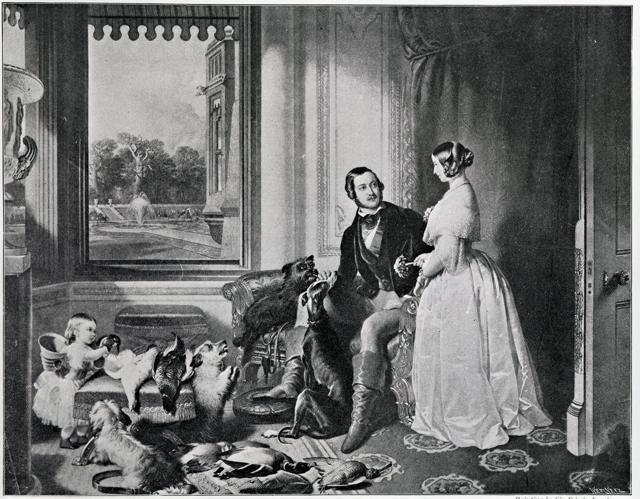 Windsor Castle in modern times by Edwin Landseer