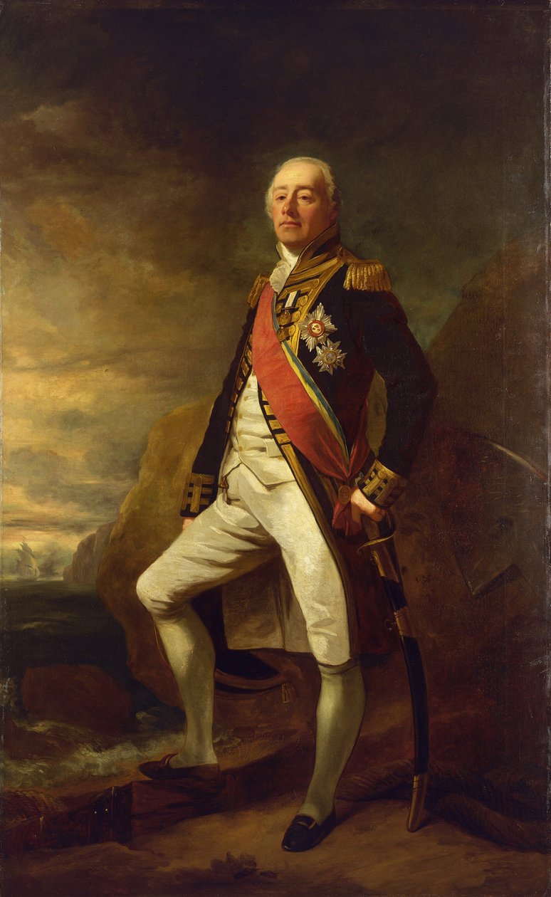 Portrait of Vice Admiral James Saumarez, First Baron of Saumarez