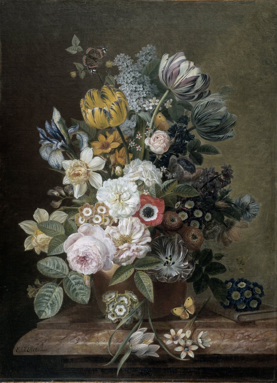 Still Life with Flowers by Eelke-Jelles Eelkema
