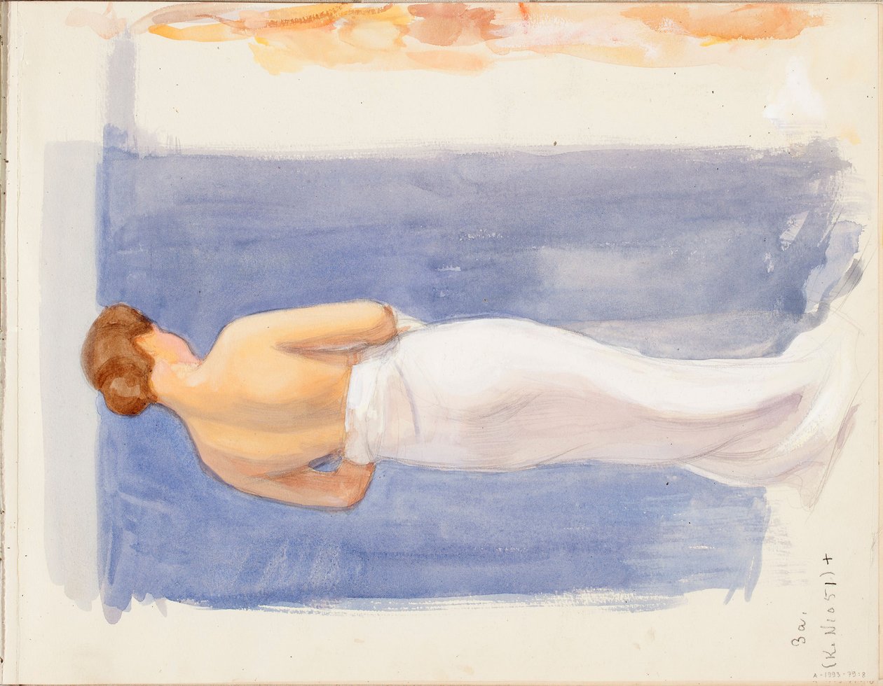 Bathing Sheet, page from Järnefelt