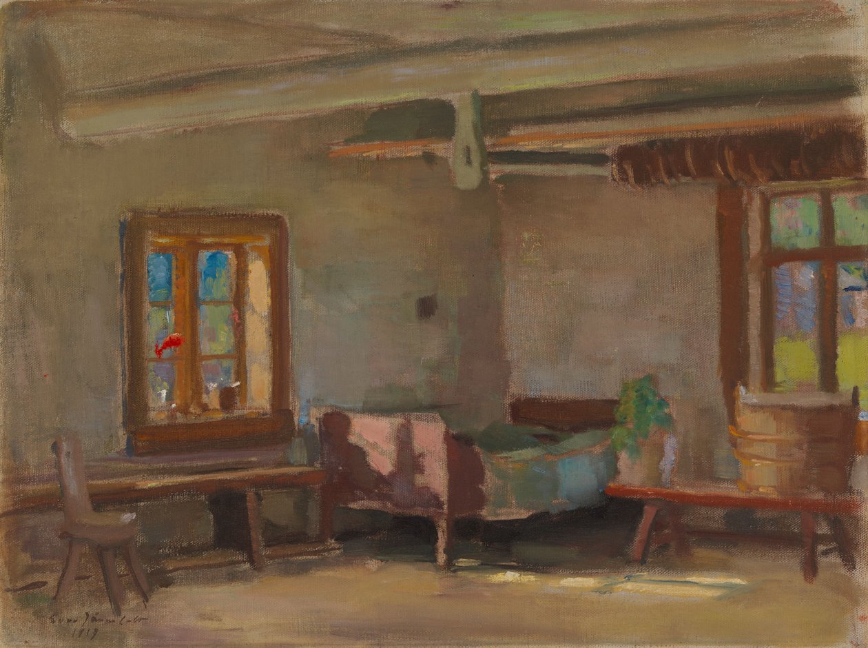 Interior by Eero Järnefelt