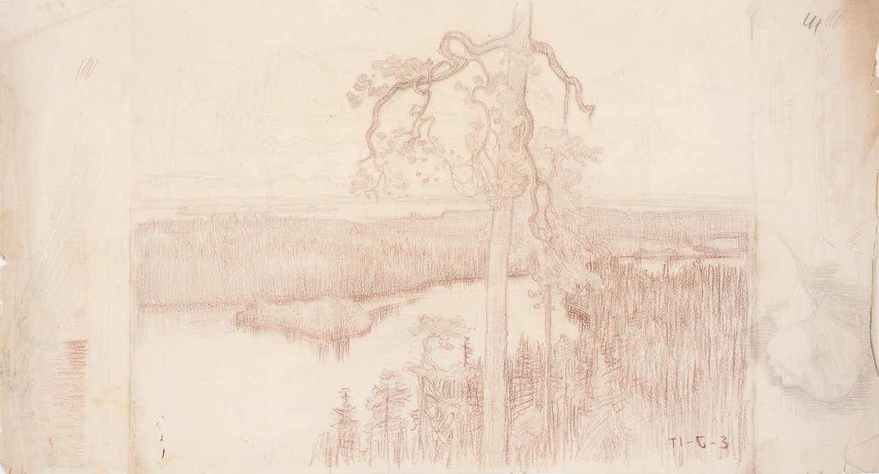 Lake Landscape by Eero Järnefelt