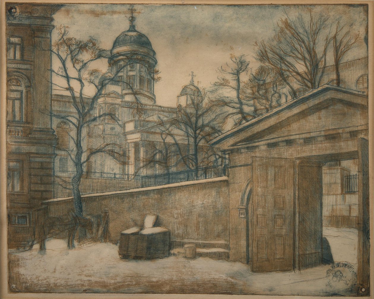 The Baptism of the Eunuch by Eero Järnefelt