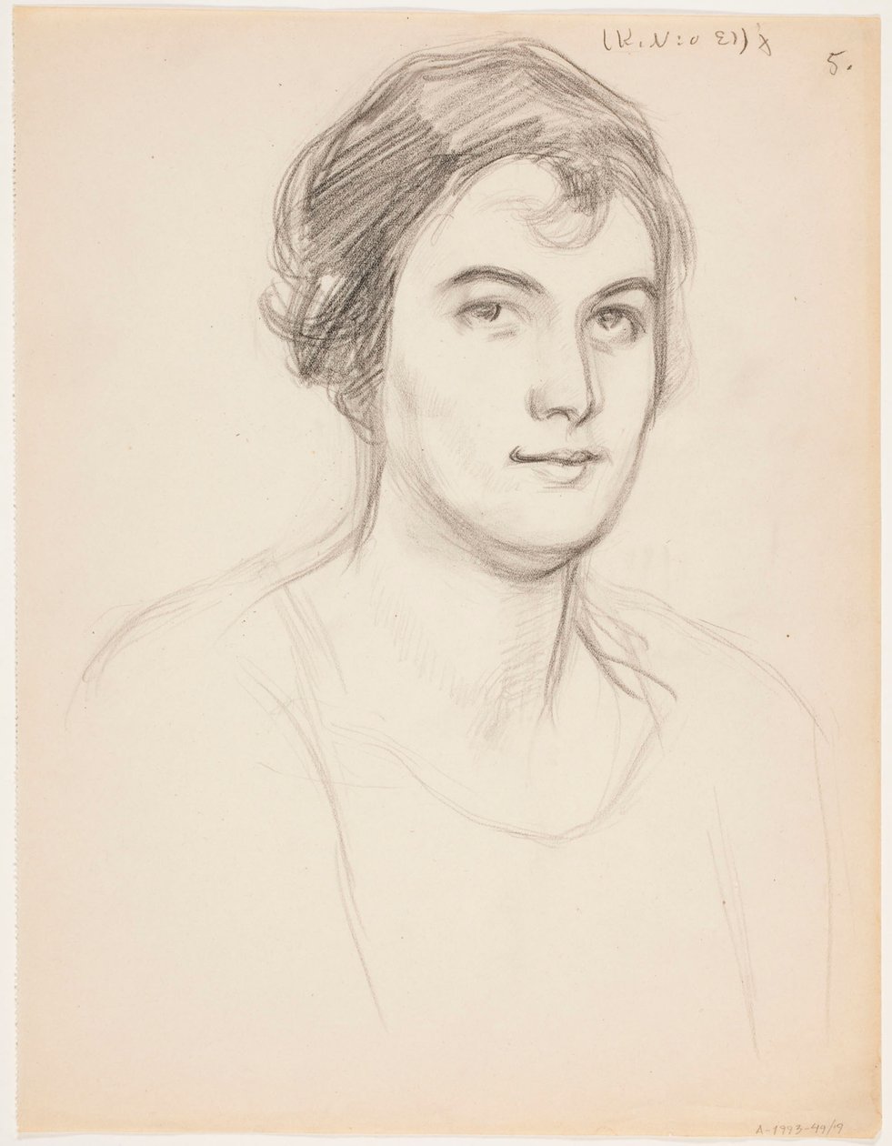 Portrait of a Woman by Eero Järnefelt