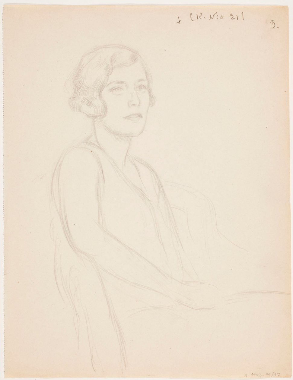 Portrait of a Young Woman by Eero Järnefelt