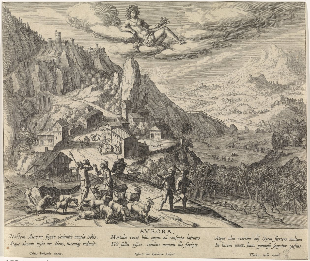 Allegory of Dawn with Personification of Aurora by Egbert van Panderen