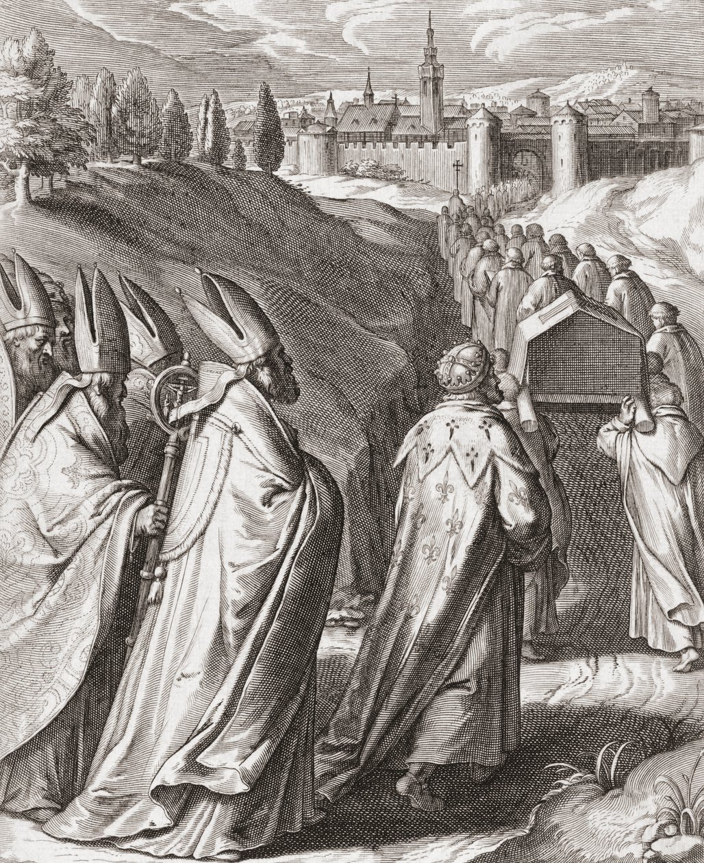 Funeral procession of St Thomas Aquinas by Egbert van Panderen