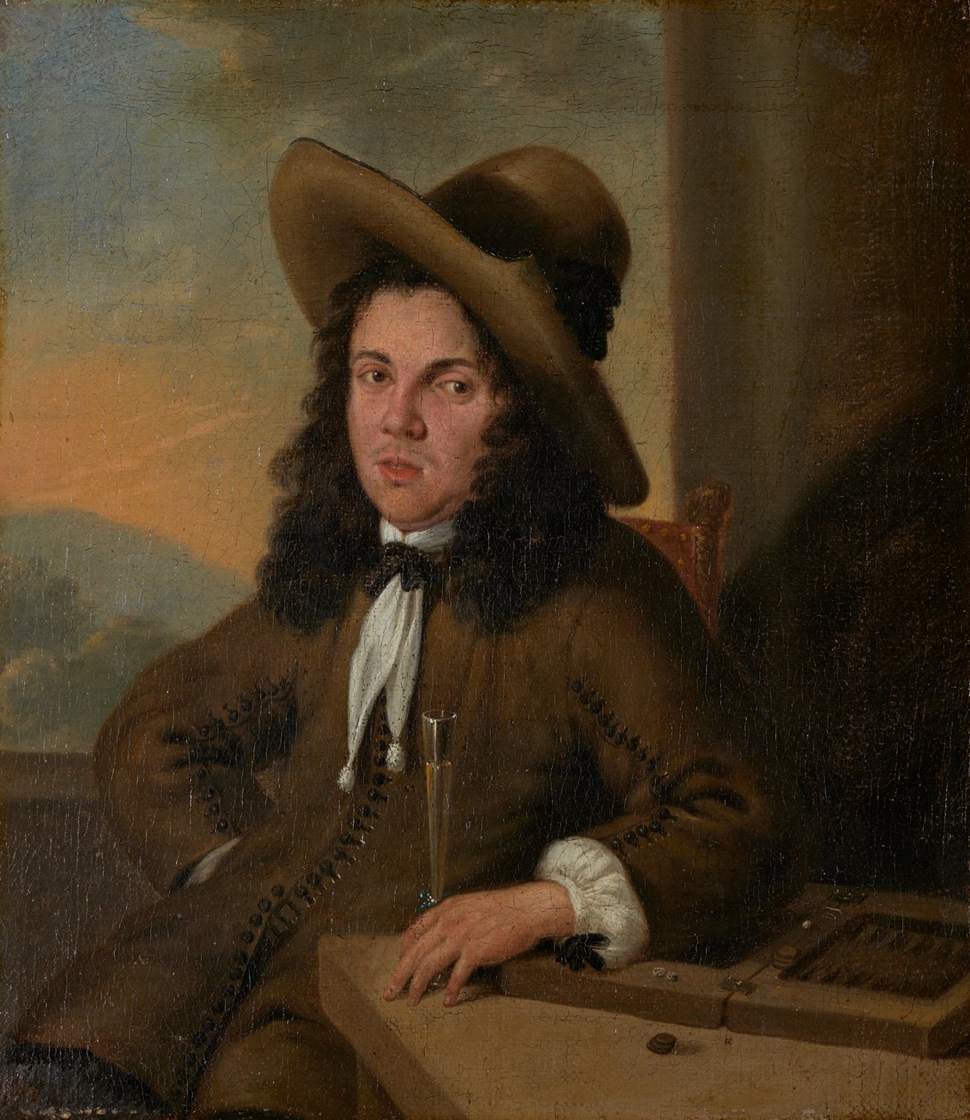Portrait of Aernout van Overbeke by Eglon Hendrick van der Neer