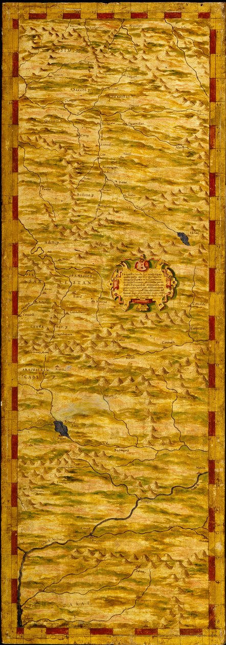Eastern part of Pakistan and Afghanistan by Ignazio Danti
