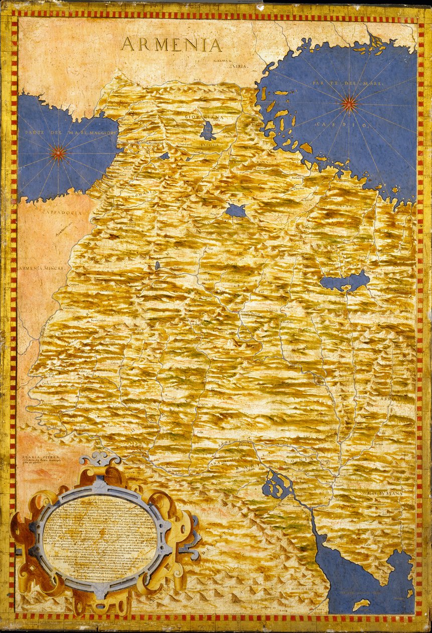 Middle East: Georgia, Armenia, Iraq, Western Iran by Egnazio Danti