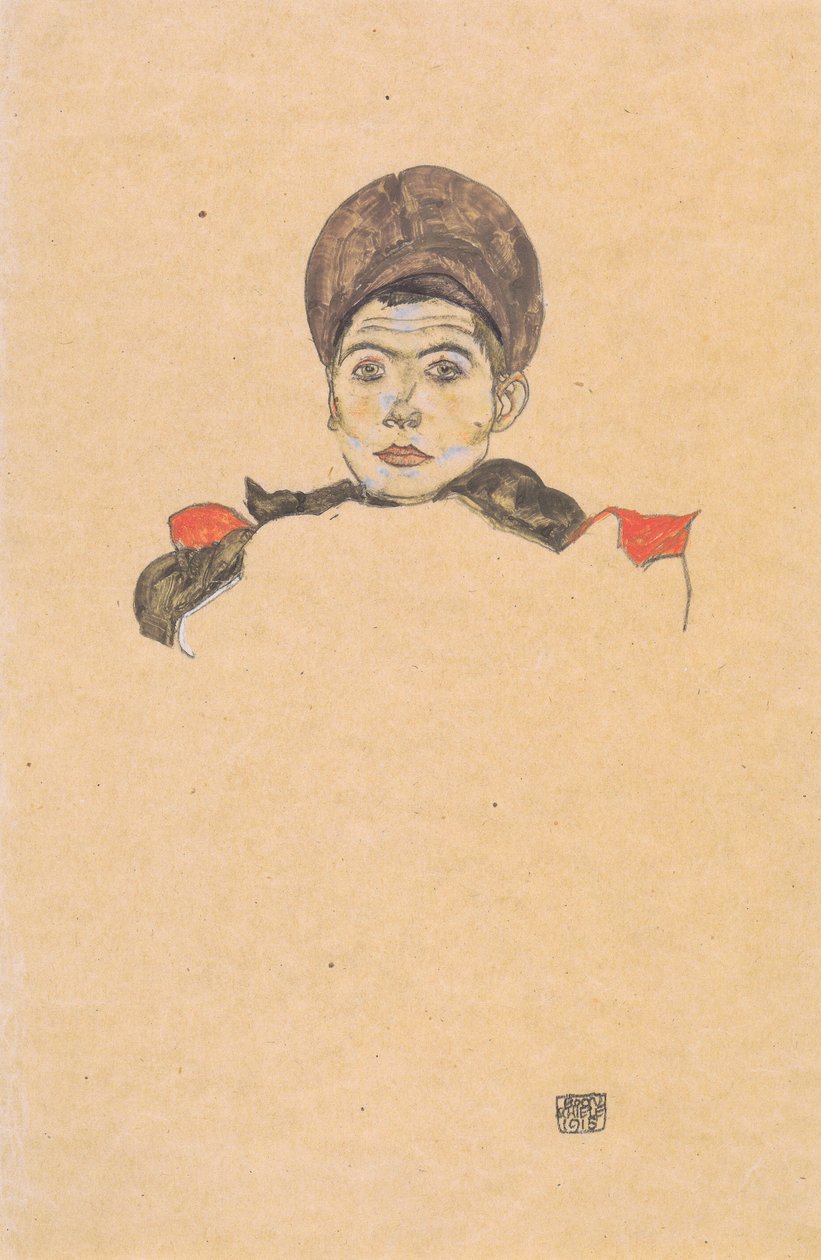 Russian Prisoner of War by Egon Schiele
