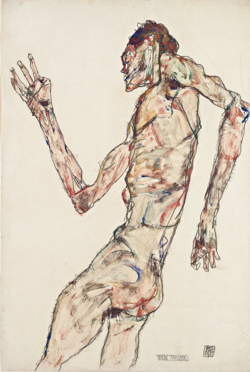 The Dancer by Egon Schiele