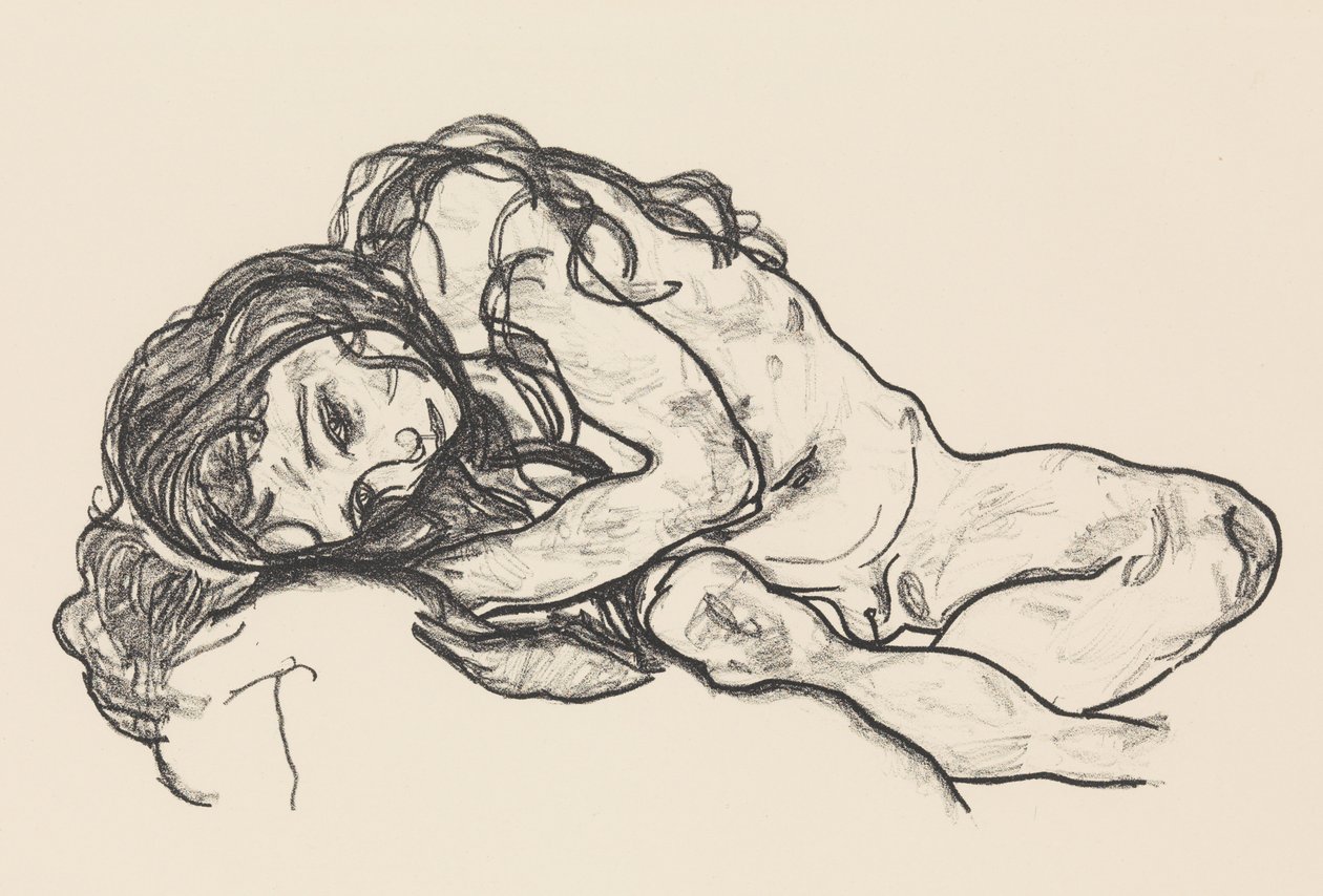 Girl, 1918 by Egon Schiele