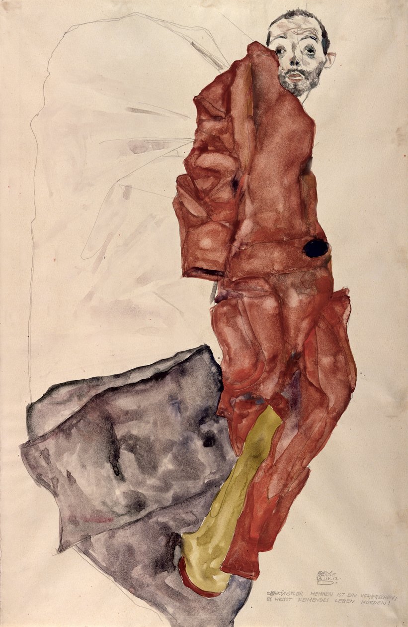 Hindering the Artist is a Crime: It is Murdering Life in the Bud by Egon Schiele
