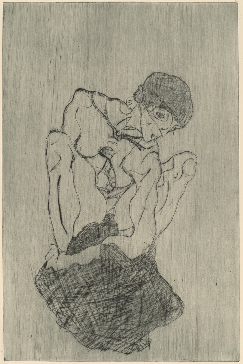 Kummernis by Egon Schiele