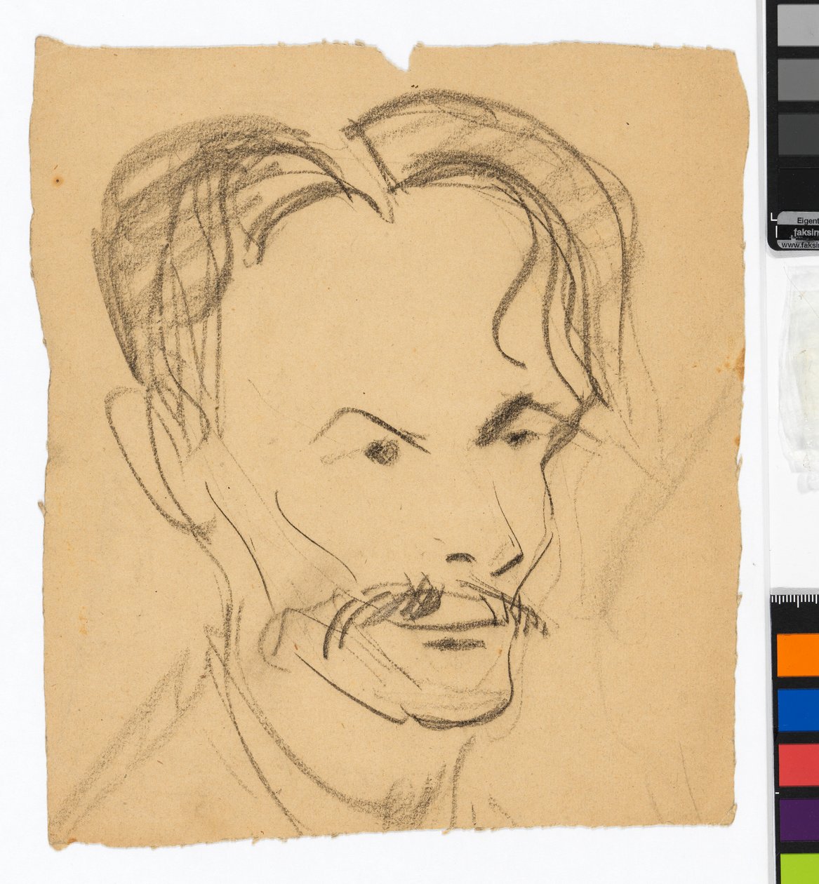 Portrait of Anton Peschka by Egon Schiele