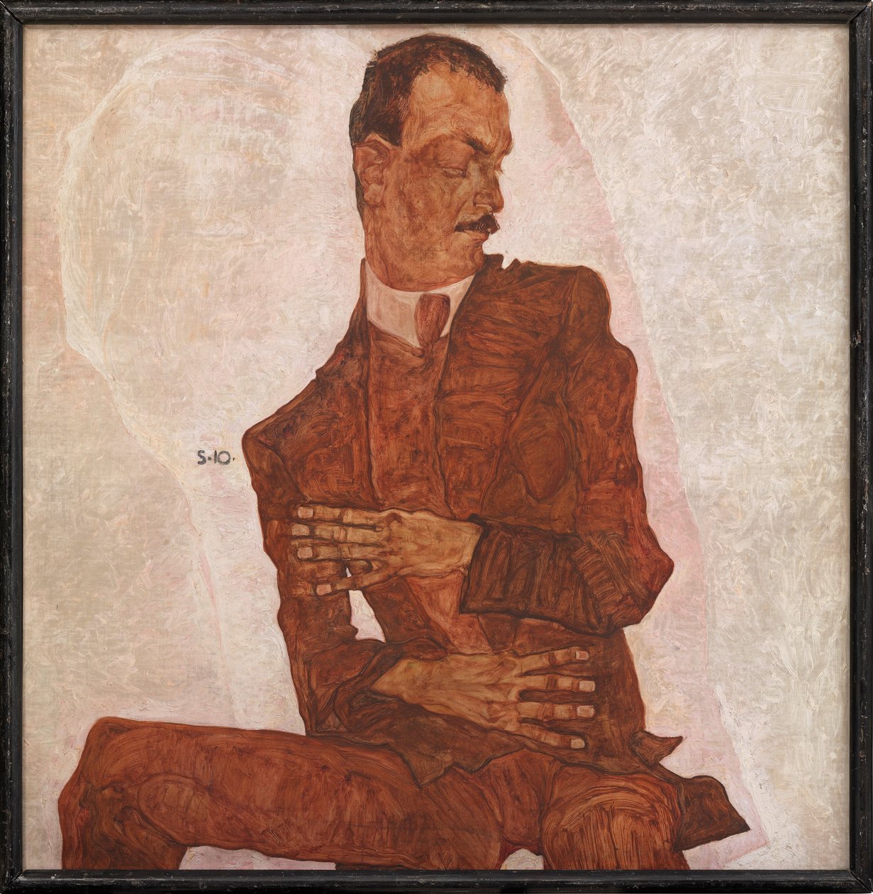 Portrait of Arthur Roessler by Egon Schiele