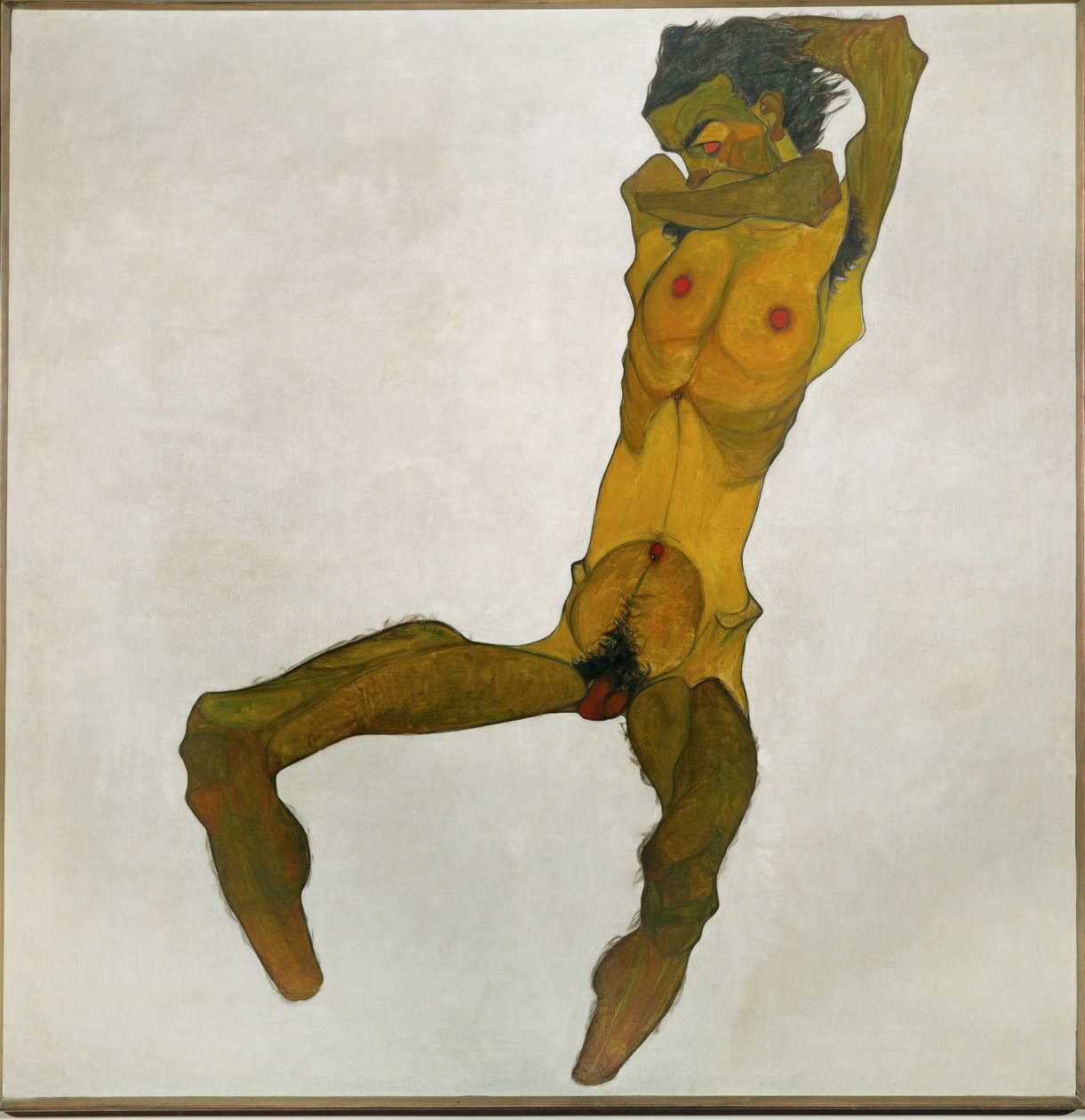 Portrait, Nude by Egon Schiele