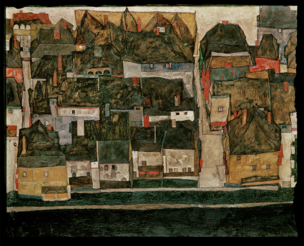 The Small City IV by Egon Schiele