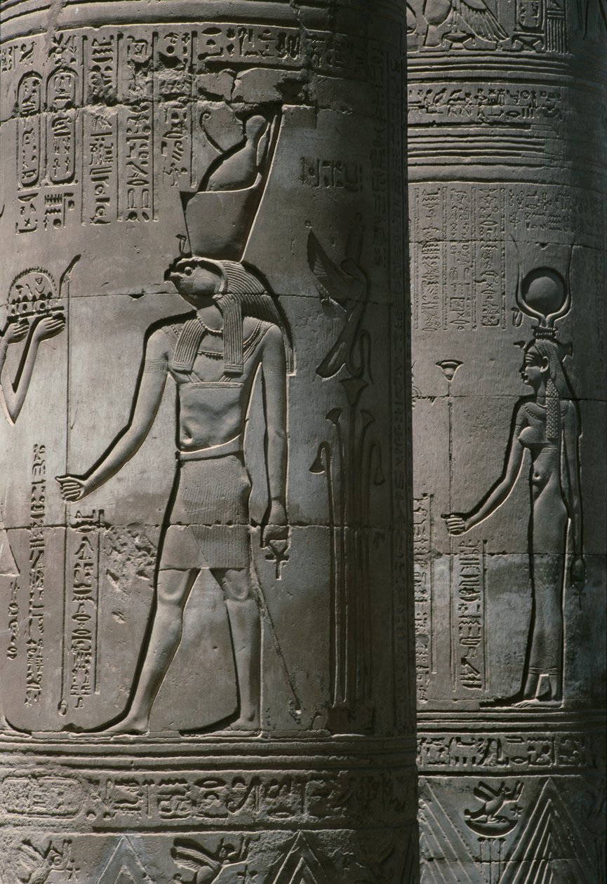 Colonnade of the Roman and Ptolemaic Double Temple of Sobek and ...