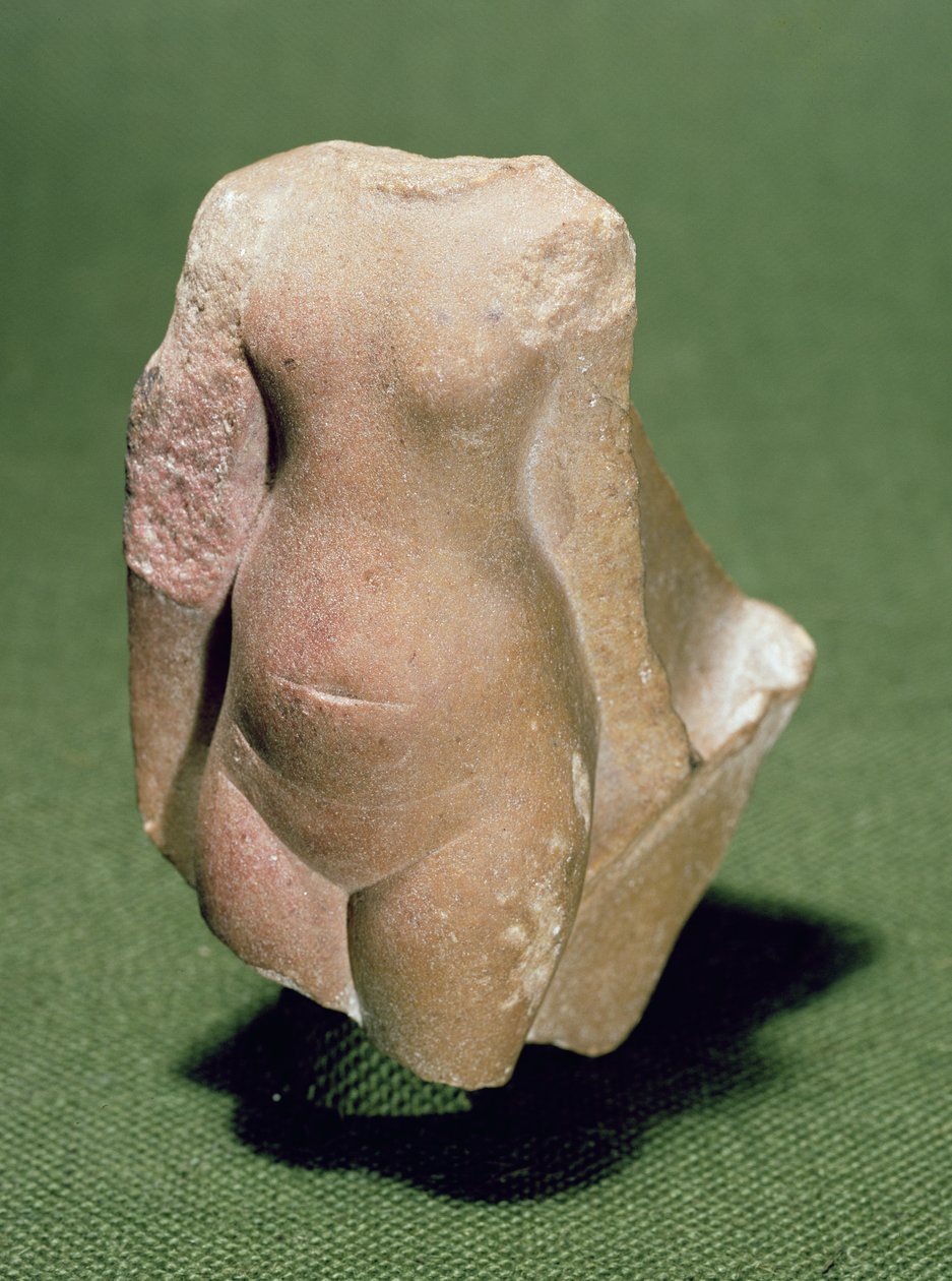 Torso of an Egyptian princess, possibly found at Tell el-Amarna, New Kingdom by Egyptian 18th Dynasty