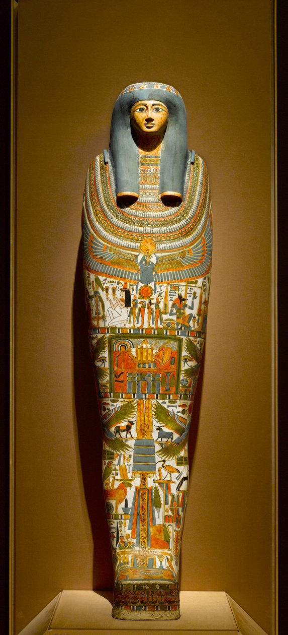 Inner Cartonnage of Gautseshenu by Egyptian