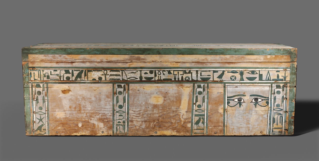 Coffin of Senbi, Middle Kingdom, c.1918-1859 BC by Egyptian 12th Dynasty