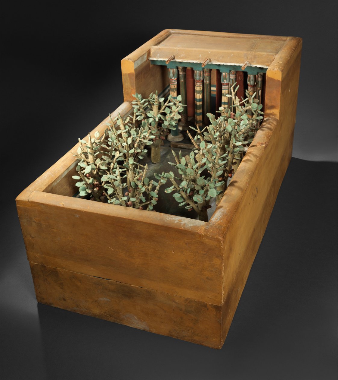Model of a Porch and Garden from the Tomb of Meketre by Egyptian 12th Dynasty