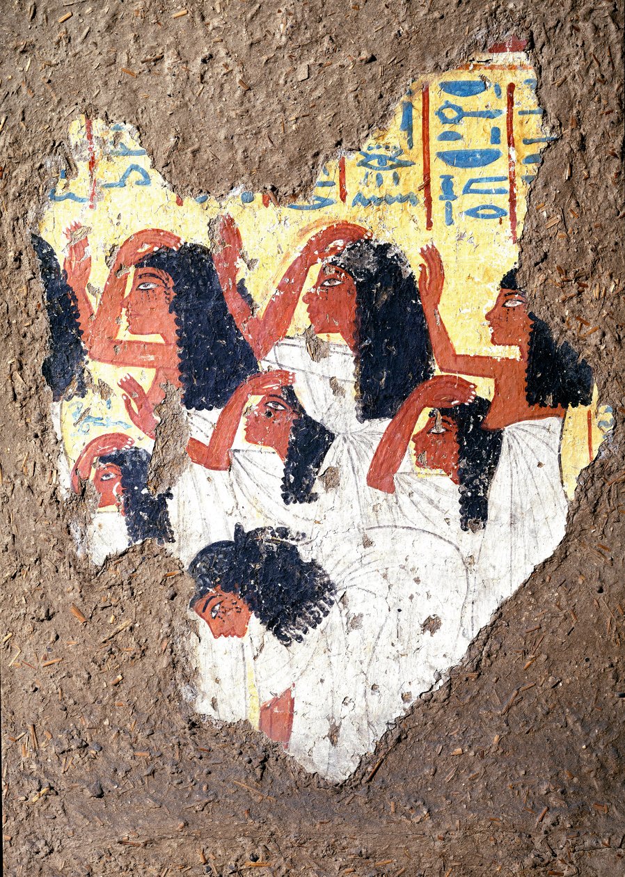 Fresco of the Tomb of the Painter Maia by Egyptian 18th Dynasty