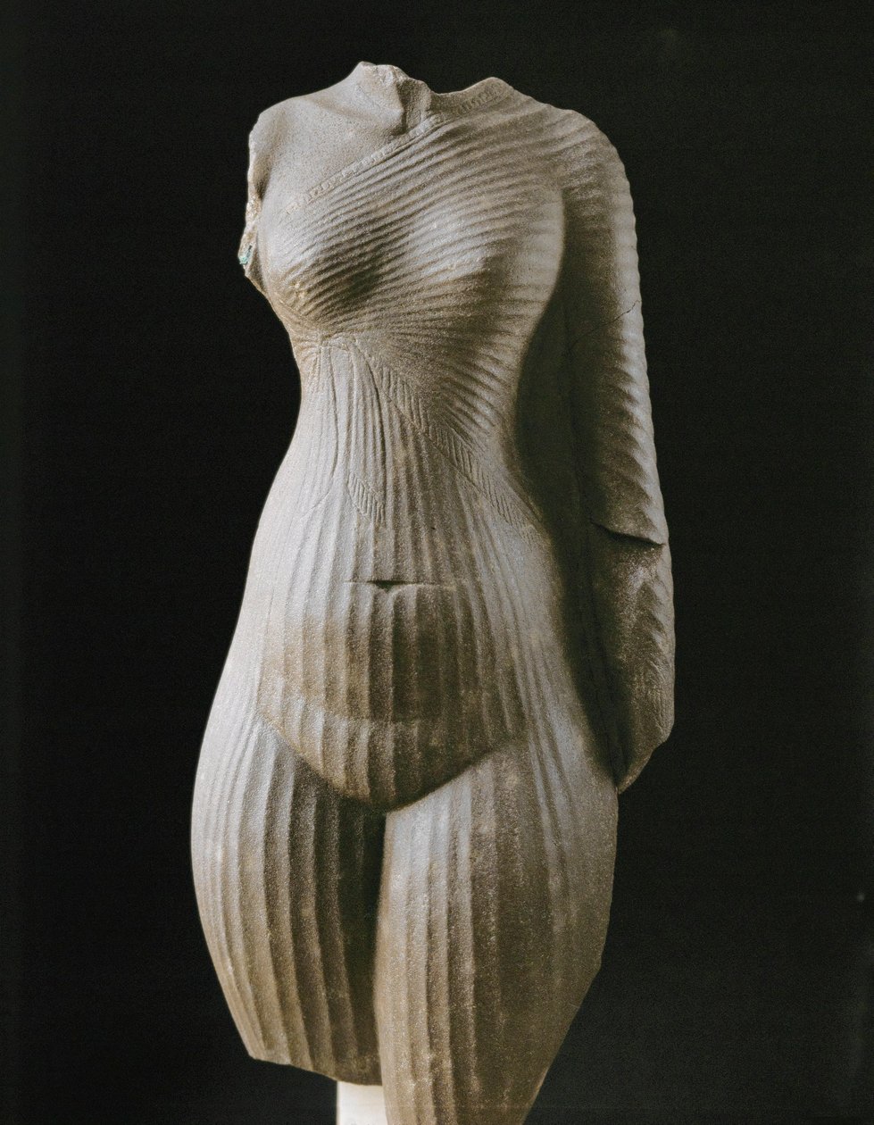 Female torso, probably Nefertiti by Egyptian 18th Dynasty