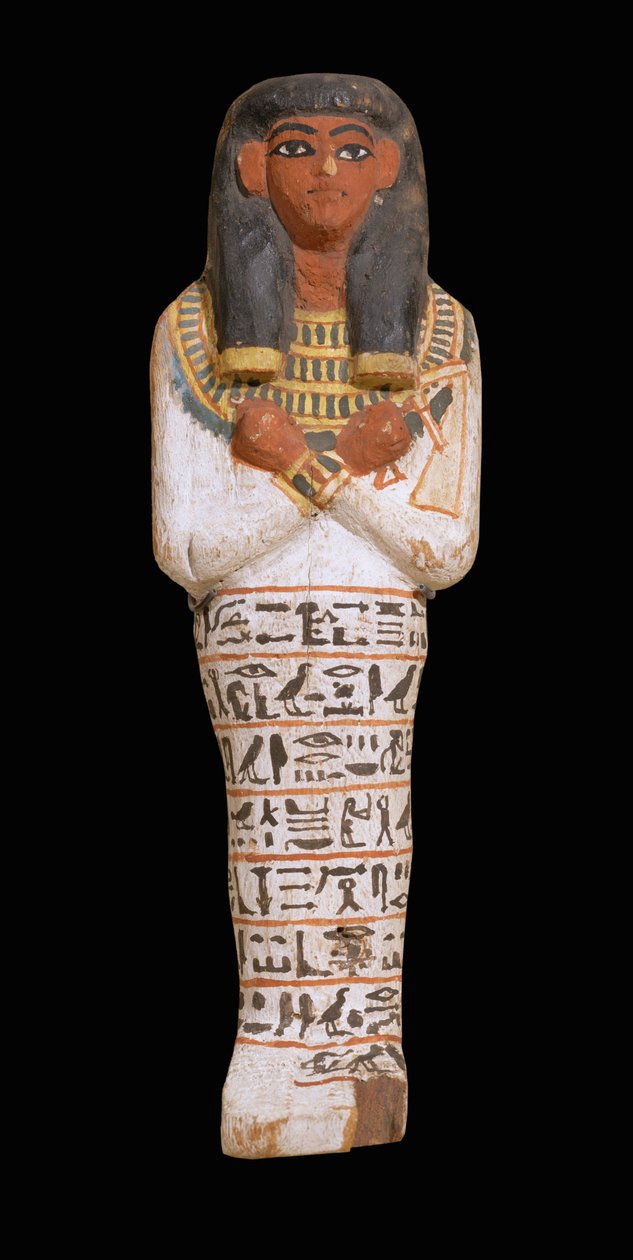 Ushebti figure for Hapyaa by Egyptian 18th Dynasty