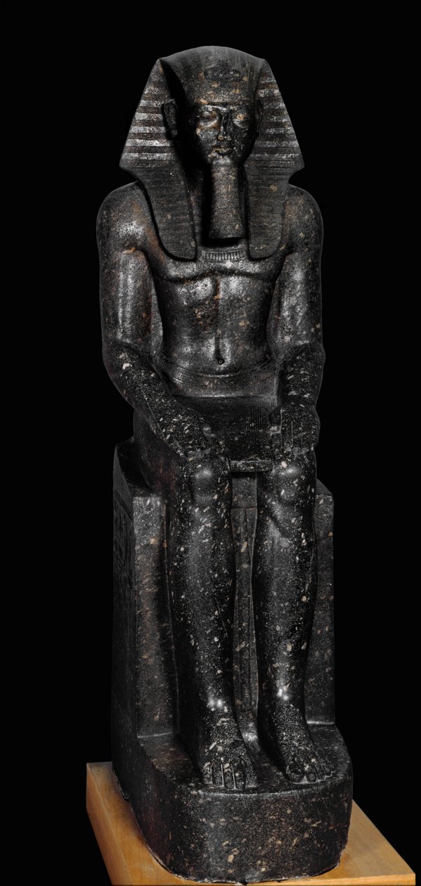Diorite Statue of Pharaoh Ramses II by Egyptian 19th Dynasty