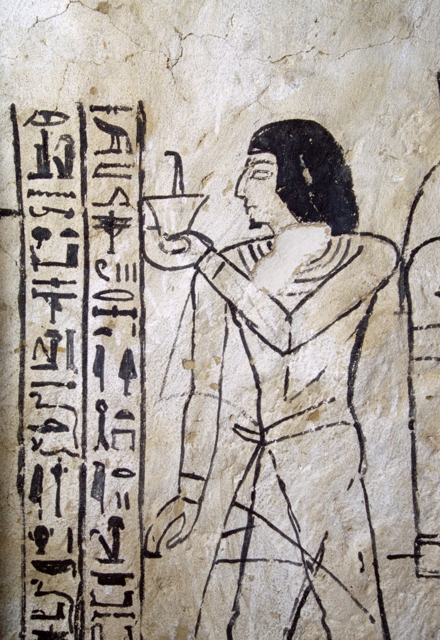 Picture of the book of the dead, Tomb of Nakhtmin, Abusir, Egypt, New Kingdom, Dynasty XIX by Egyptian 19th Dynasty