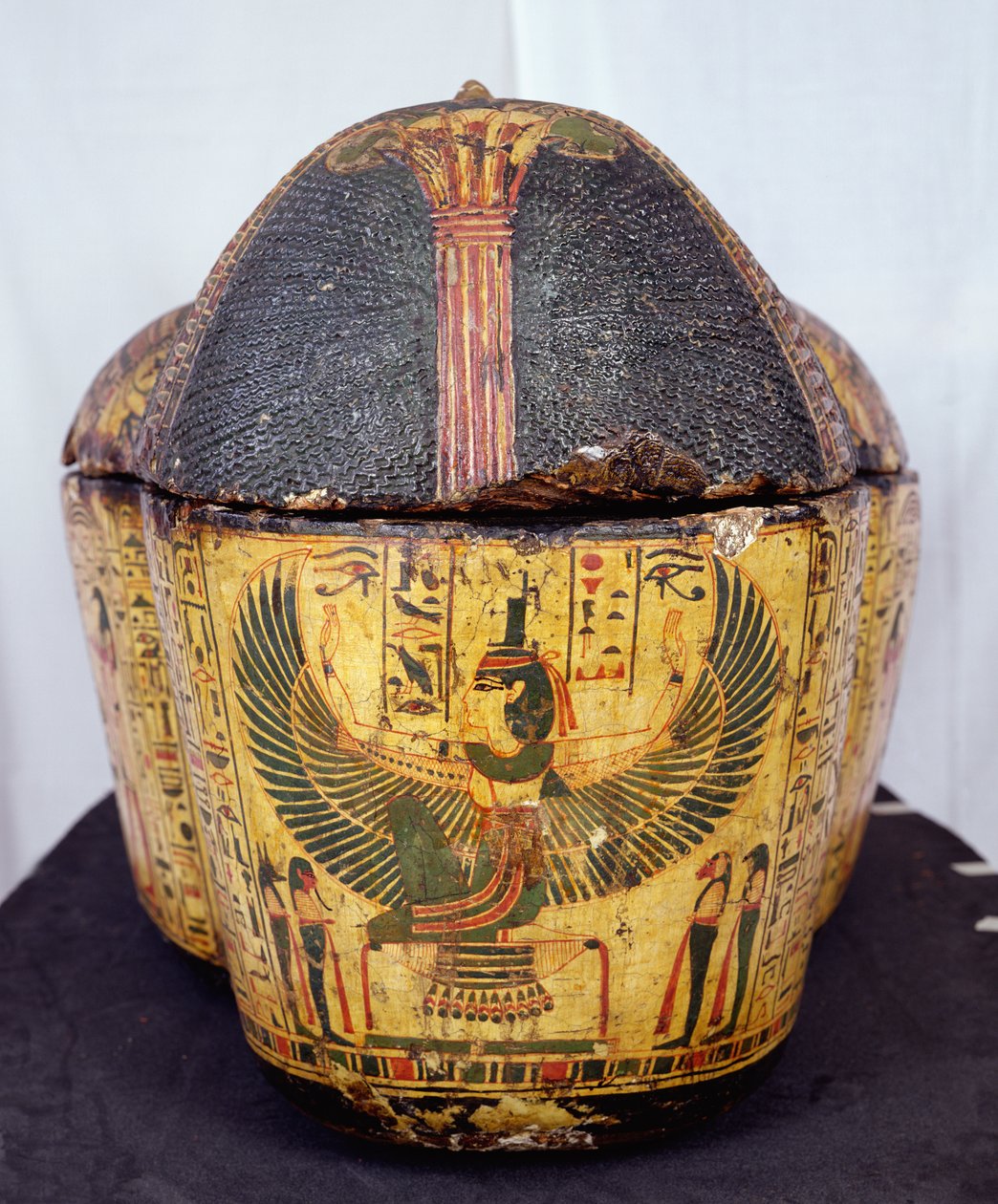 Top End of the Coffin of the Mummy of Nesyamun by Egyptian 20th Dynasty