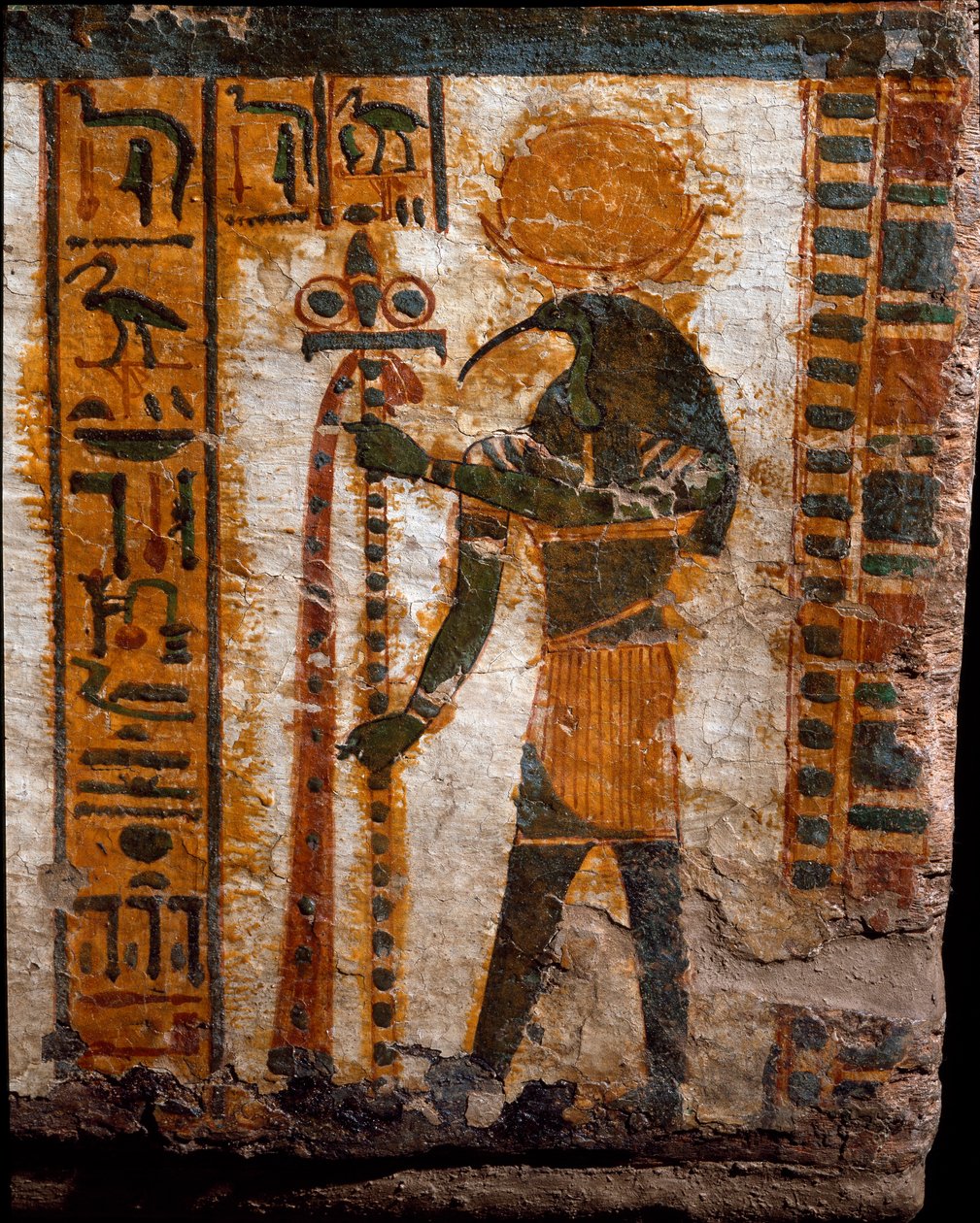 Thoth, the God of the Moon, in the Form of a Man with the Head of an Ibis by Egyptian 21st Dynasty